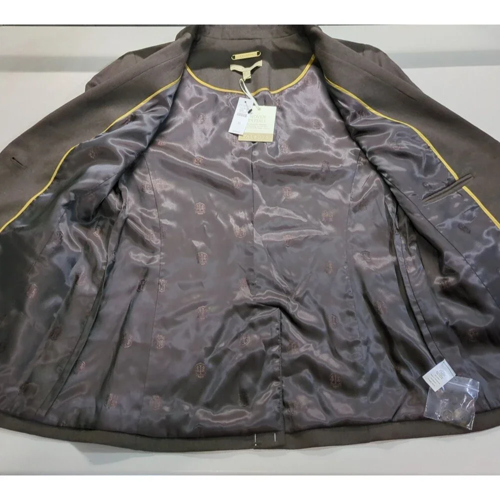 Talbots Blazer Jacket Brown Size 10 NWT Business Officecore